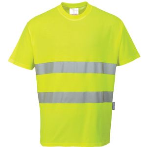 Katoen Comfort T-Shirt maat Medium, Yellow