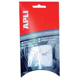 Apli draadetiketten ft 13 x 34 mm (b x h) (7007), etui van 200 stuks