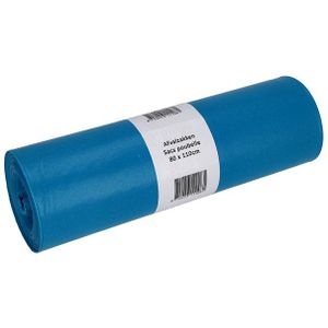 Afvalzak Cleaninq 80x110cm LDPE recycled T60 140L blauw [10x]