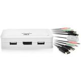 ACT AC7900 DisplayPort 4K KVM switch met vaste kabels