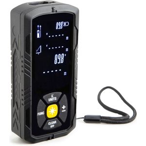 Digitale Laserafstandsmeter, nauwkeurige metingen tot 50 meter