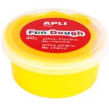 Boetseerpasta Apli kids fun dough geel pot van 40 gr [5x]