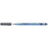 Viltstift Staedtler OHP Lumo F 305 correctable zwart [10x]