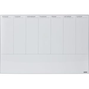 Weekplanner  Magnetisch  Aluminium Ultra Thin Frame  60 x 90 cm