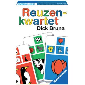 Ravensburger Spel Dick Bruna Kwartet - Geschikt voor kleuters vanaf 3 jaar - 2 tot 4 spelers - 36 kaarten