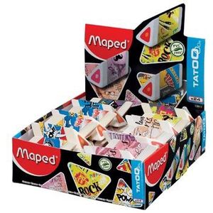 Maped gum Tatoo Pyramide, doos van 24 stuks