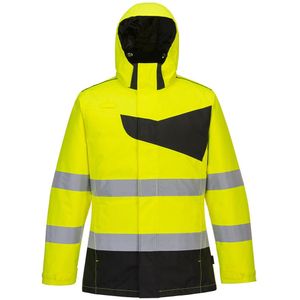 Portwest - PW2 Hi-Vis - Winterjack - Fluorescerend - Waterdicht - EN342 Bescherming tot -40°C