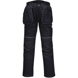 PW3 Stretch Broek met Holsterzakken maat 32, Black