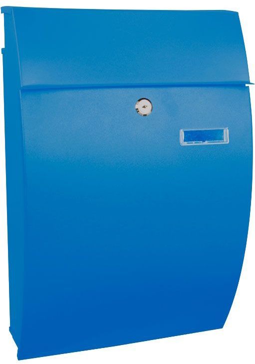 Geronan - Wandbrievenbus - Blauw - Gepoedercoat Gegalvaniseerd Staal - Model VB 716906