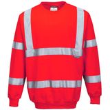 Hi-Vis Sweatshirt maat Medium, Red