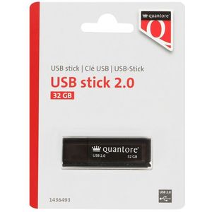 Quantore - USB-stick - Zwart - 32GB - USB 2.0