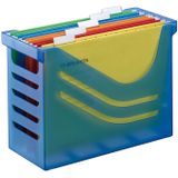 Silky Touch Office box met 5 Euroflex hangmappen, blauw [5x]