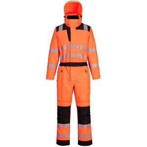 Portwest - PW3 Hi-Vis Regenoverall PW355 - Oranje/Zwart