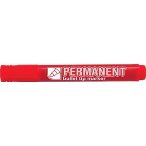 Crown permanent marker, ronde punt, schrijfbreedte 1 - 3 mm, rood