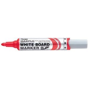 Pentel whiteboardmarker Maxiflo rood [12x]