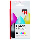 Inktcartridge Quantore alternatief tbv Epson 16XL T1636 zwart  3 kleuren HC