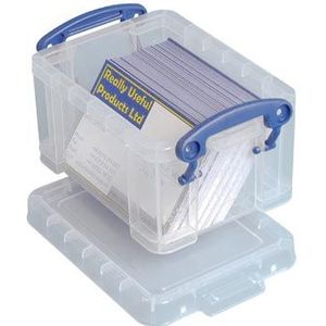 Really Useful Box visitekaarthouder 0,3 liter, transparant