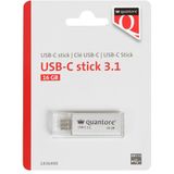 100x USB-stick Quantore USB-C 16GB 3.1 zilver