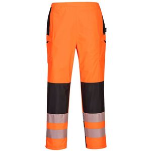 PW3 Hi-Vis Dames Regenbroek maat L, Orange/Black