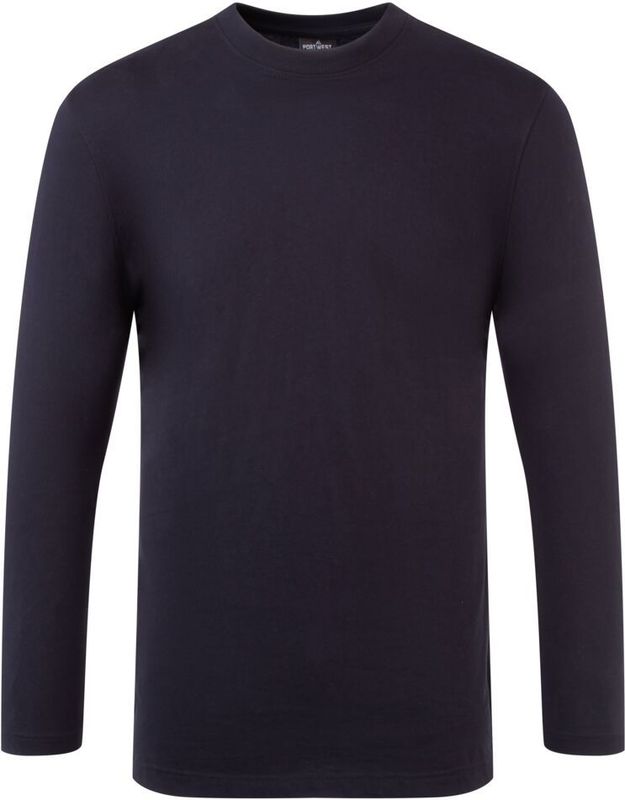 T-shirt met Lange Mouw maat L, Navy