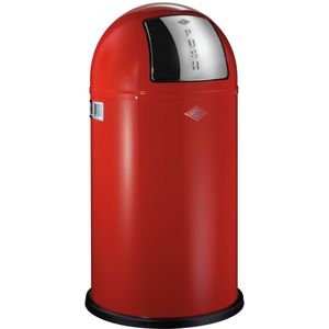 Afvalbak Wesco Pushboy, rood