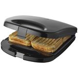 Tomado TGS4000B - XXL Tosti ijzer - 4 tosti's - Tosti apparaat - Panini grill - PFAS vrij - 1200W - Zwart