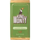 King Monty chocoladereep, Hazelnut Crunch, reep van 90 g, pak van 12 stuks