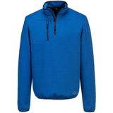 Portwest KX3 Sport Textured Sweatshirt met 1/4 rits KX376 - Kwartsblauw - L