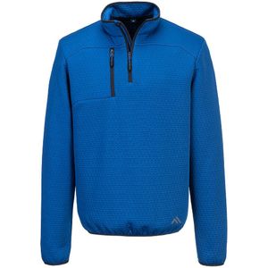 Portwest KX3 Sport Textured Sweatshirt met 1/4 rits KX376 - Kwartsblauw - L