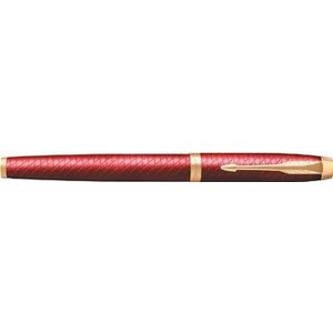 Parker IM Premium vulpen, fijn, in giftbox, deep red (rood/goud)