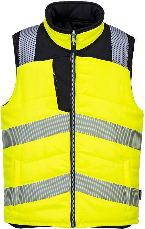 Portwest - PW374 - Vest - Omkeerbaar - Hoge Zichtbaarheid, Reflecterende Striping, Ezee-Rits