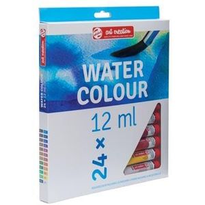 Talens Art Creation aquarelverf tube van 12 ml, set van 24 tubes in geassorteerde kleuren