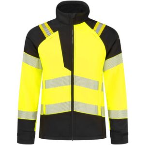 PW3 Modaflame Softshell Hi-Vis Multi-Norm FR Jack maat S, Yellow/Black
