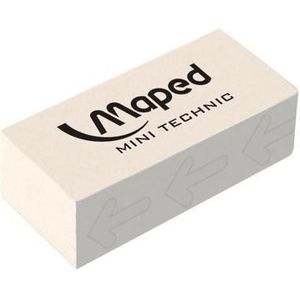 Maped gum Technic 300 verpakt onder cellofaan, in een doos [36x]