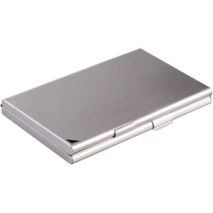 Visitekaartdoosje BUSINESS CARD BOX DUO Aluminium