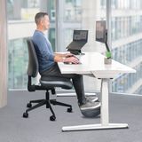 4x Stoelkussen Fellowes Breyta Wig zwart