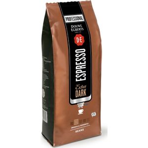 Douwe Egberts Koffie espressobonen extra dark UTZ 1kg