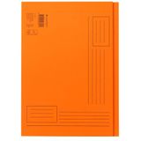 Vouwmap Quantore A4 ongelijke zijde 250gr oranje [10x]