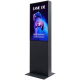 Digitale Smart Line Totem Dubbelzijdig Met 43" Samsung Scherm Zwart