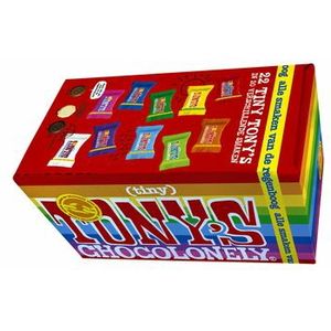 Chocolade Tiny Tony's Chocolonely 22 stuks mix