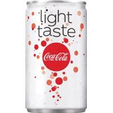 Coca-Cola Light frisdrank, mini blik van 15 cl, pak van 24 stuks