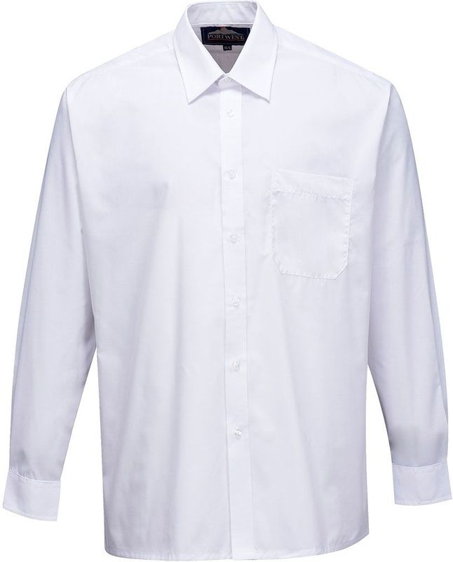 Klassiek Shirt maat 140, White