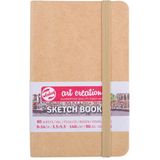 Schetsboek Talens Art Creation kraft 9x14cm 140gr 80vel