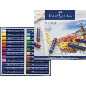 oliepastels Faber Castell Creative Studio etui a 24 stuks. [3x]