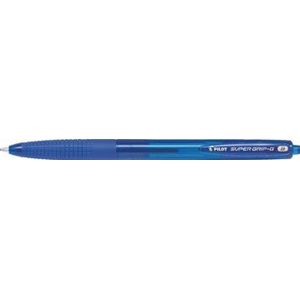 Pilot balpen Super Grip G retractable breed blauw [12x]