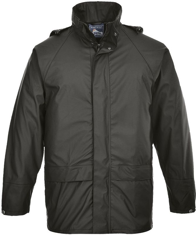 Portwest - Sealtex Klassieke Jas S450 - Zwart - Werkjas