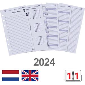 Agendavulling 2024 Kalpa Personal 1dag/1pagina