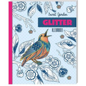 Kleurboek Interstat volwassenen glitter thema secret garden