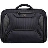 Port Designs Manhatten Clamshell laptoptas voor 15.6 inch laptops, zwart