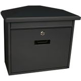 Brievenbus - Zwart - Staal